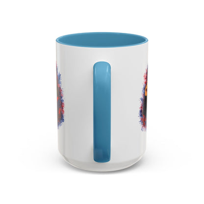 TEXANS GIRL REPPIN - Accent Coffee Mug (11, 15oz)