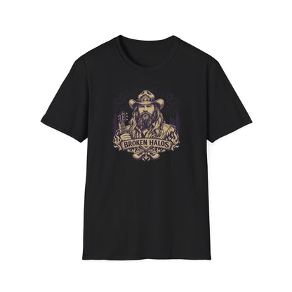 Chris Stapleton - BROKEN HALOS - Unisex Soft Style T-Shirt