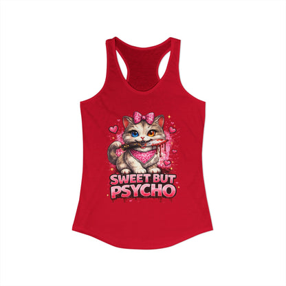 SWEET BUY PSYCHO – Women's Ideal Racerback Tank