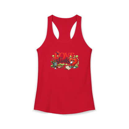 LOVE STINKS – Women's Ideal Racerback Tank
