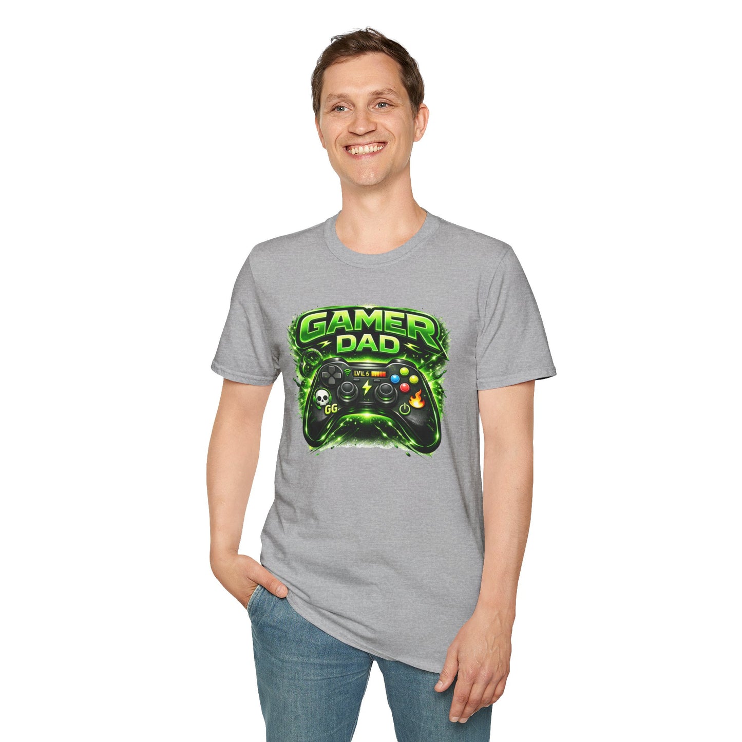 GAMER DAD - Unisex Soft Style T-shirt