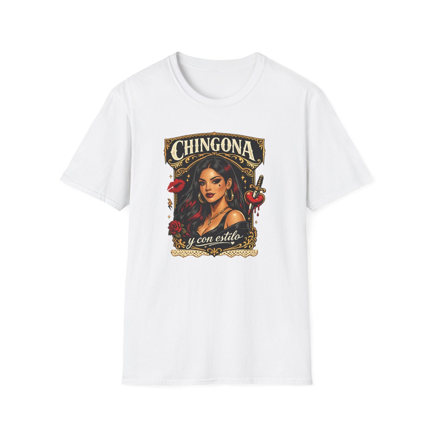 CHINGONA Y CON ESTILO - Unisex Soft Style T-Shirt