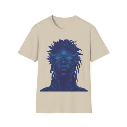 FUTURISTIC DUDE - ((BIG PRINT)) - Unisex Softstyle T-Shirt
