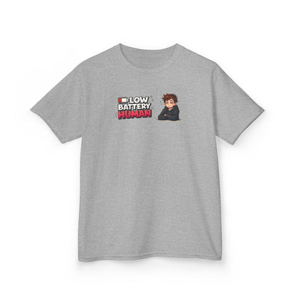 LOW BATTERY HUMAN - Kids Cotton™ Tee