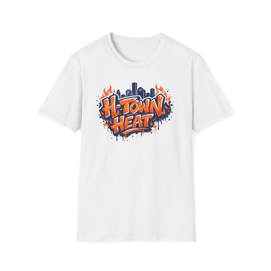 H-TOWN HEAT-GRAFFITI ART - Unisex Soft Style T-shirt