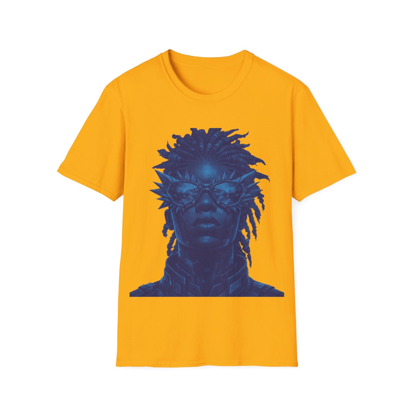 FUTURISTIC DUDE - ((BIG PRINT)) - Unisex Softstyle T-Shirt