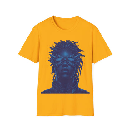 FUTURISTIC DUDE - ((BIG PRINT)) - Unisex Softstyle T-Shirt