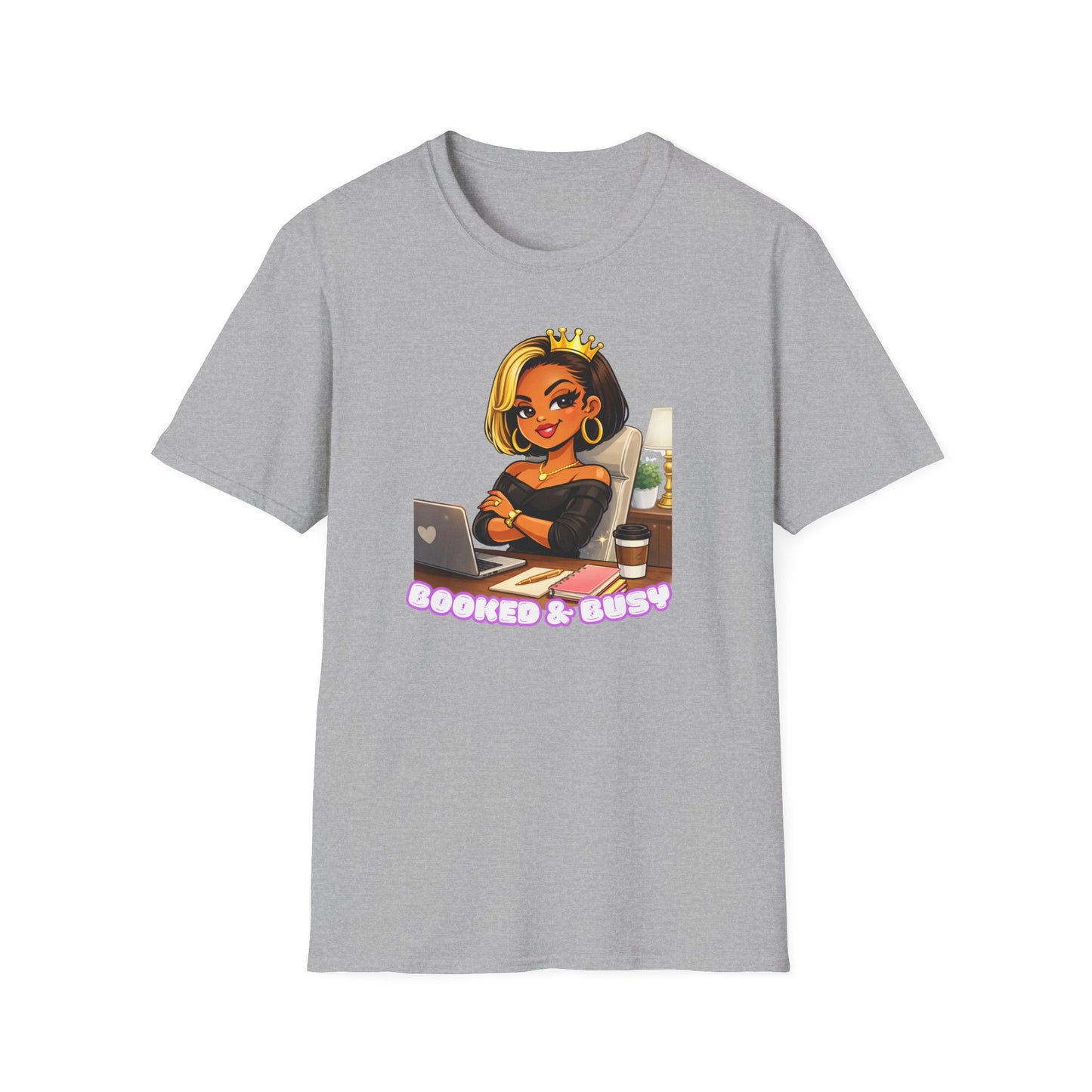 BOOKED & BUSY - Unisex Soft Style T-Shirt