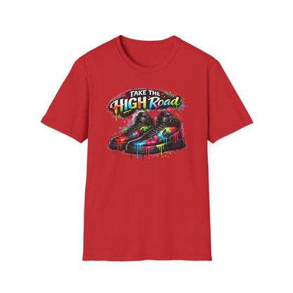 TAKE THE HIGH ROAD - Unisex Soft Style T-shirt