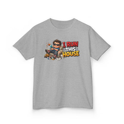 I RUN THIS HOUSE - Kid's Cotton Tee