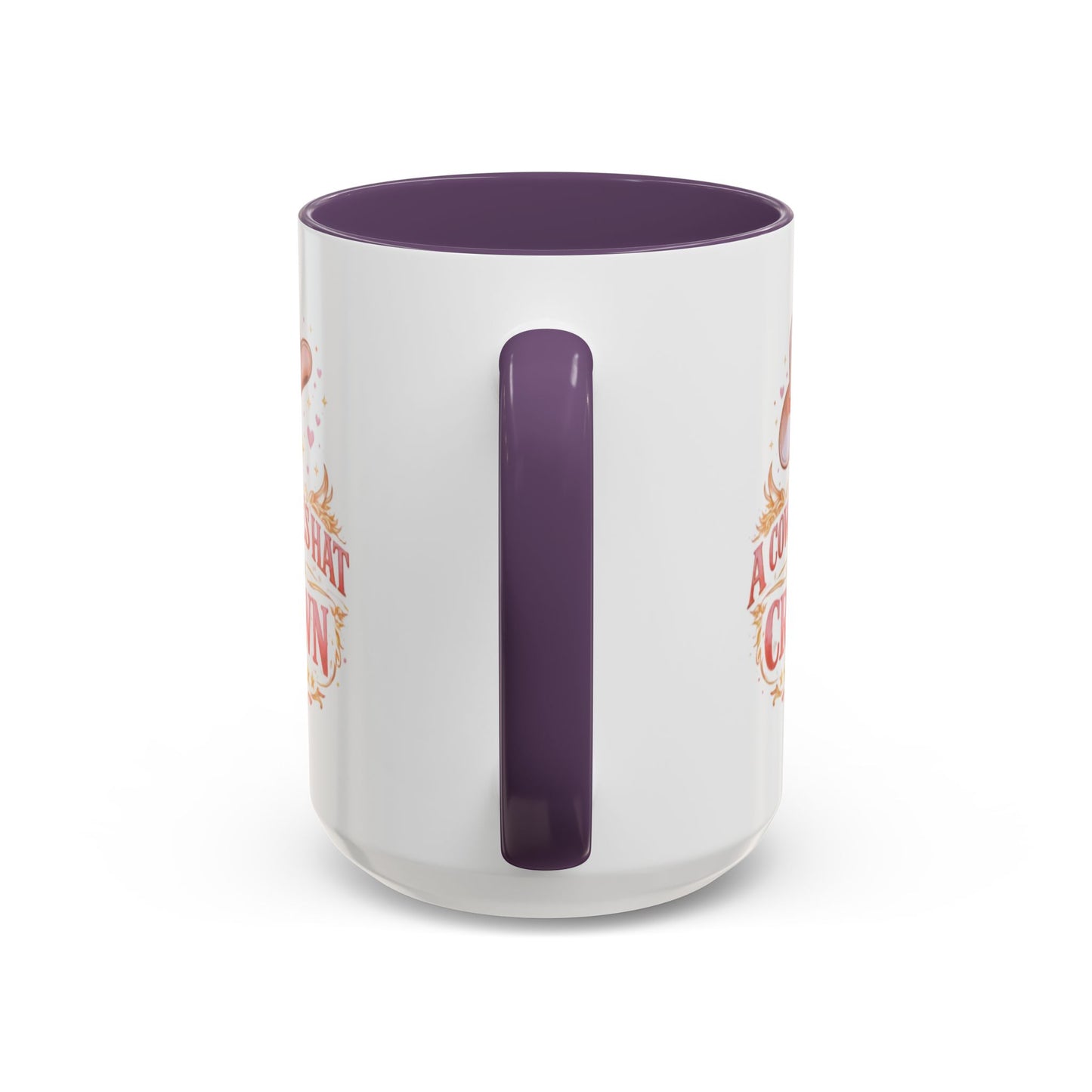 A COWGIRL'S HAT IS HER CROWN - Accent Coffee Mug (11, 15oz)