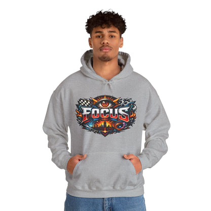 Focus Hoodie | Motivational Mindset Graphic Pull-Over for Men & Women