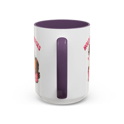 HOLD YOUR HORSES - PINKYPIE - Accent Coffee Mug (11, 15oz)