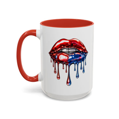 METALIC LIPS - Accent Coffee Mug (11, 15oz)