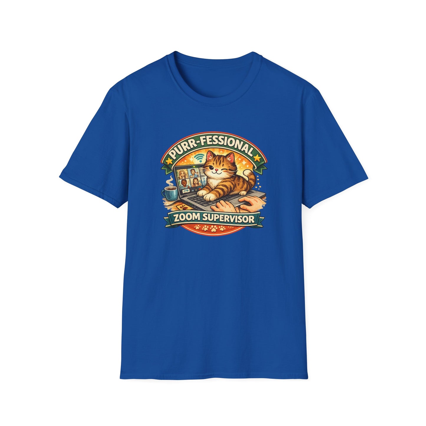 PURR-FESSIONAL ZOOM SUPERVISOR - Unisex Soft Style T-Shirt