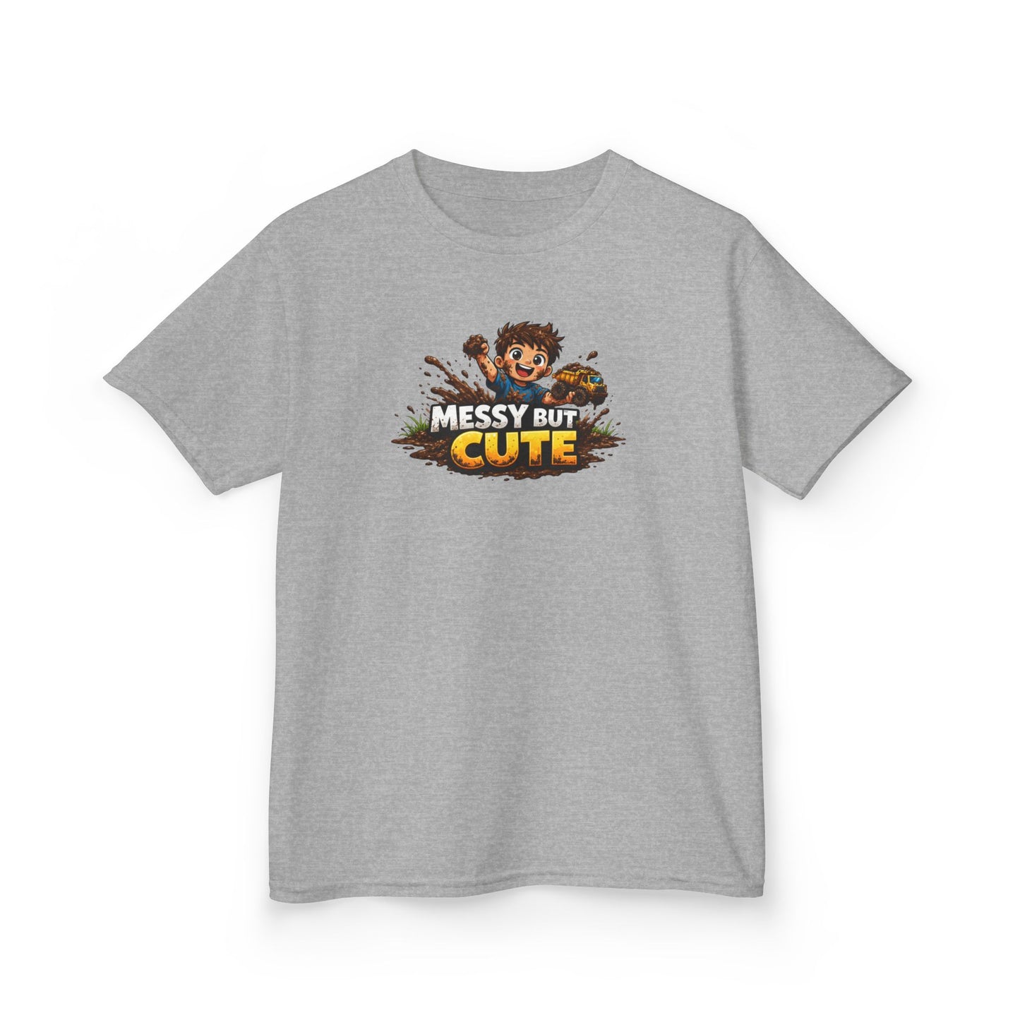MESSY BUT CUTE - Kids Cotton Tee