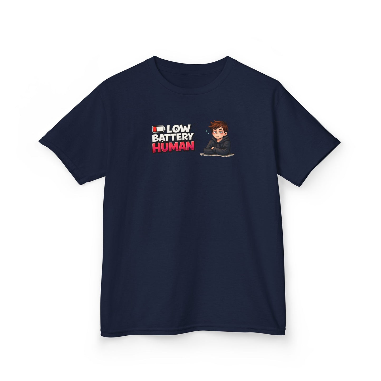 LOW BATTERY HUMAN - Kids Cotton™ Tee