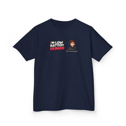 LOW BATTERY HUMAN - Kids Cotton™ Tee