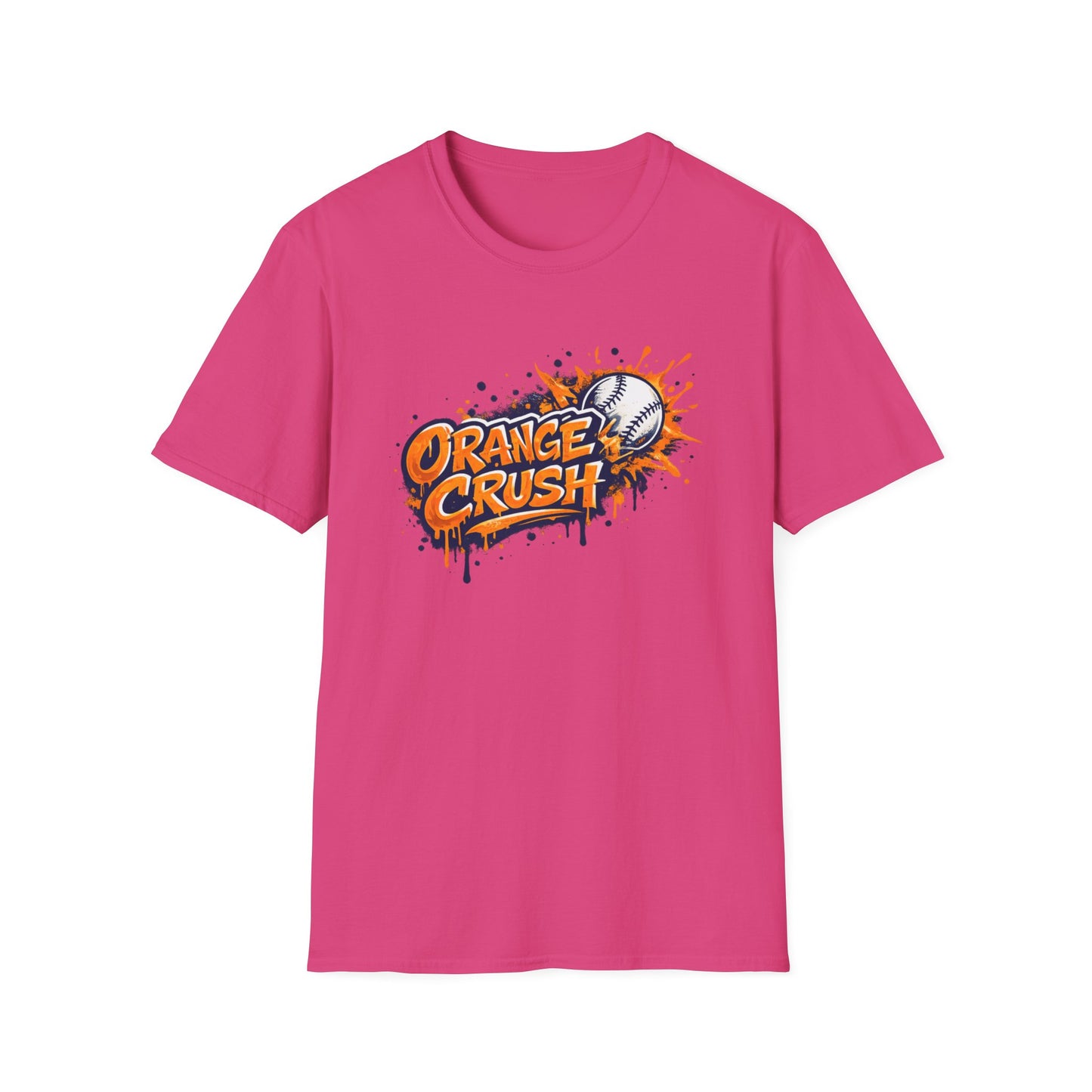 ORANGE CRUSH-GRAFFITI ART - Unisex Soft Style T-shirt