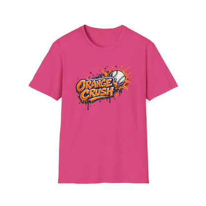 ORANGE CRUSH-GRAFFITI ART - Unisex Soft Style T-shirt
