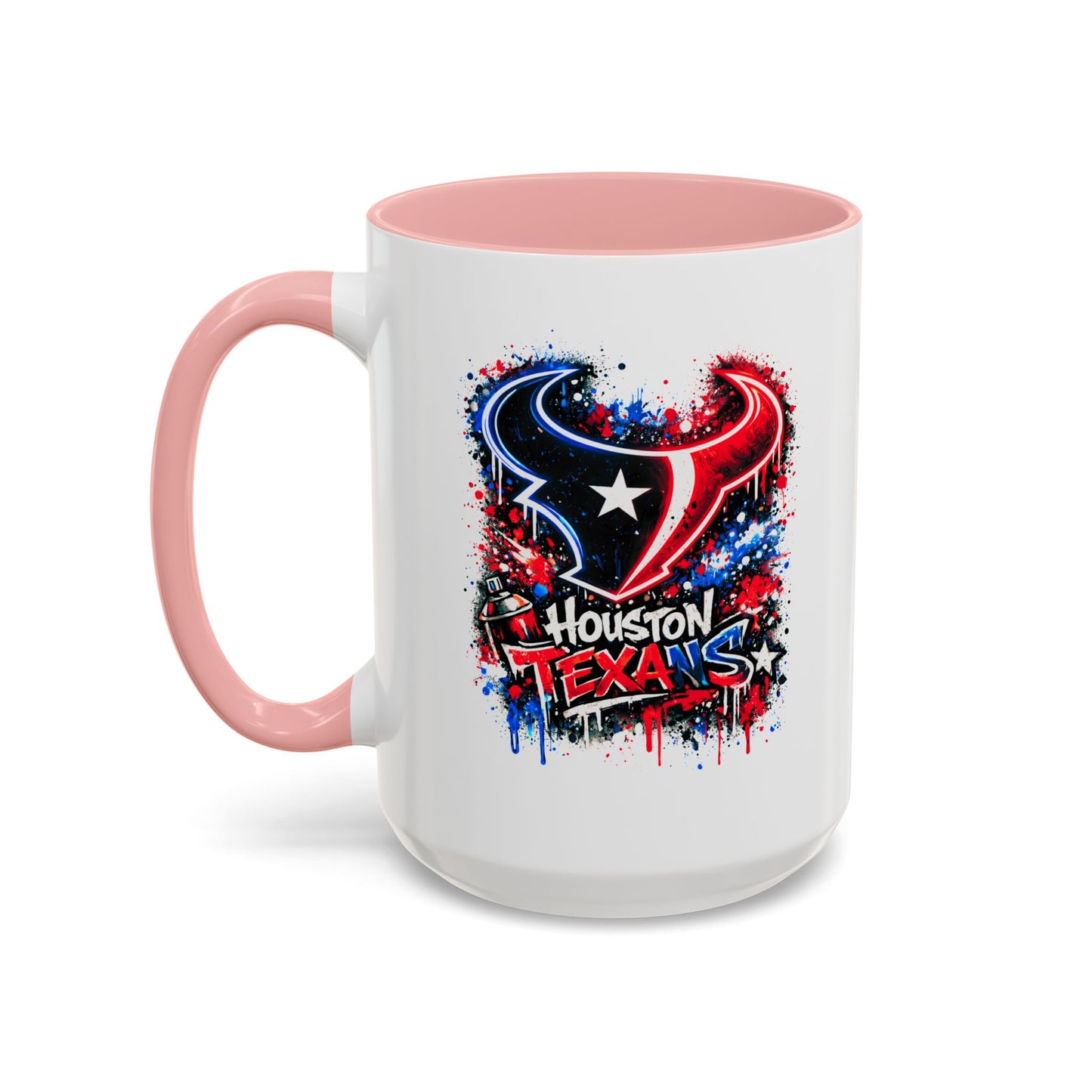 HOUSTON TEXANS - GRAFFITTI ART -Accent Coffee Mug (11, 15oz)