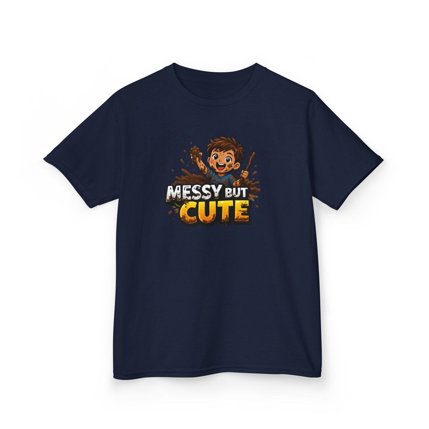 MESSY BUT CUTE - Kids Cotton™ Tee