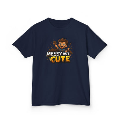 MESSY BUT CUTE - Kids Cotton™ Tee