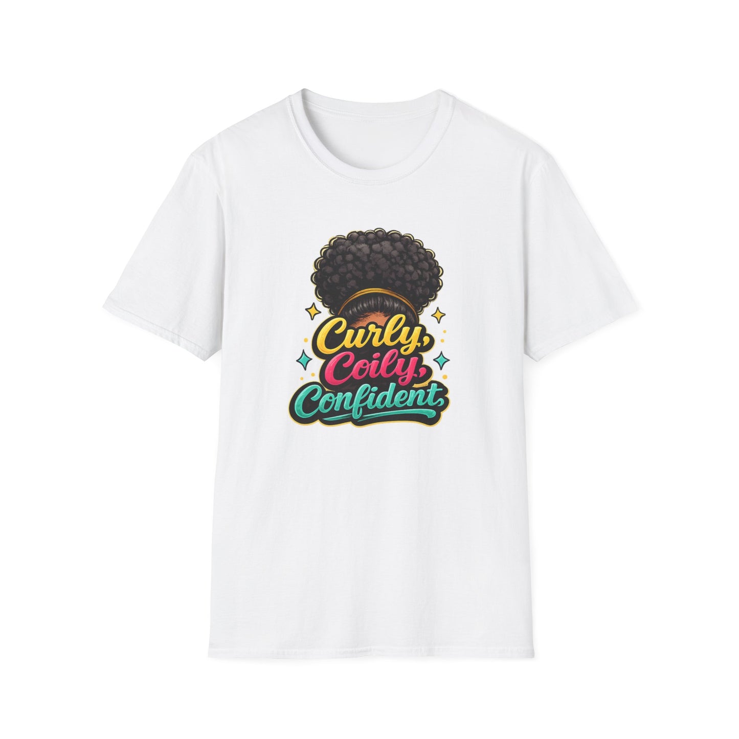 CURLY-COILY-CONFIDENT Unisex Soft Style T-Shirt