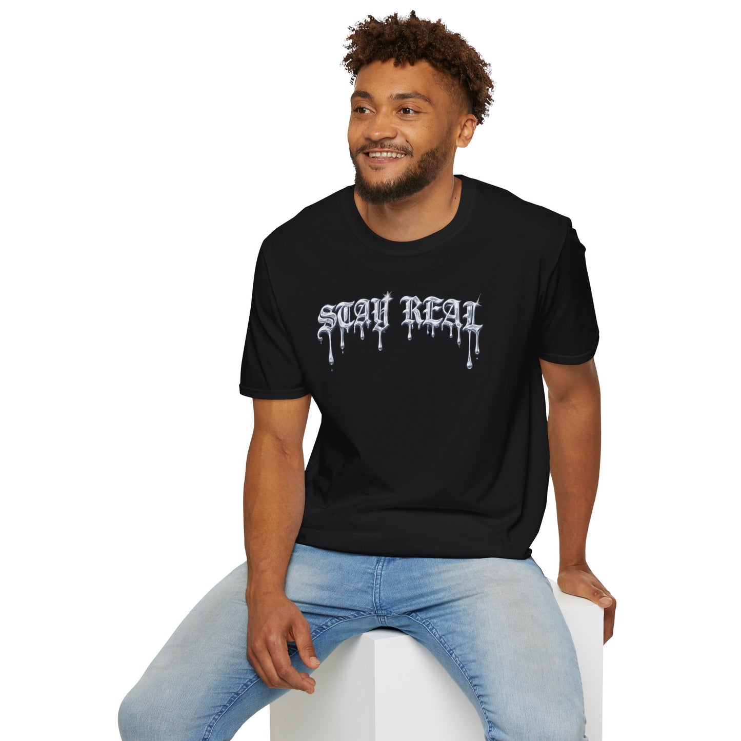 STAY REAL - Unisex Soft Style T-shirt