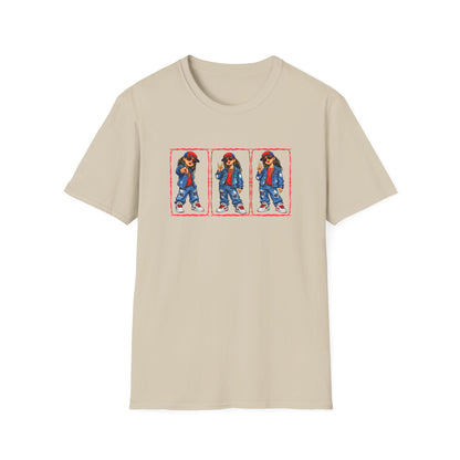 GIRL REPPING THE TEXANS - Unisex Soft Style T-Shirt