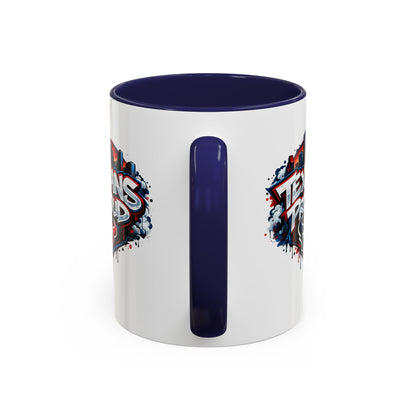 TEXANS PROUD - Accent Coffee Mug (11, 15oz)