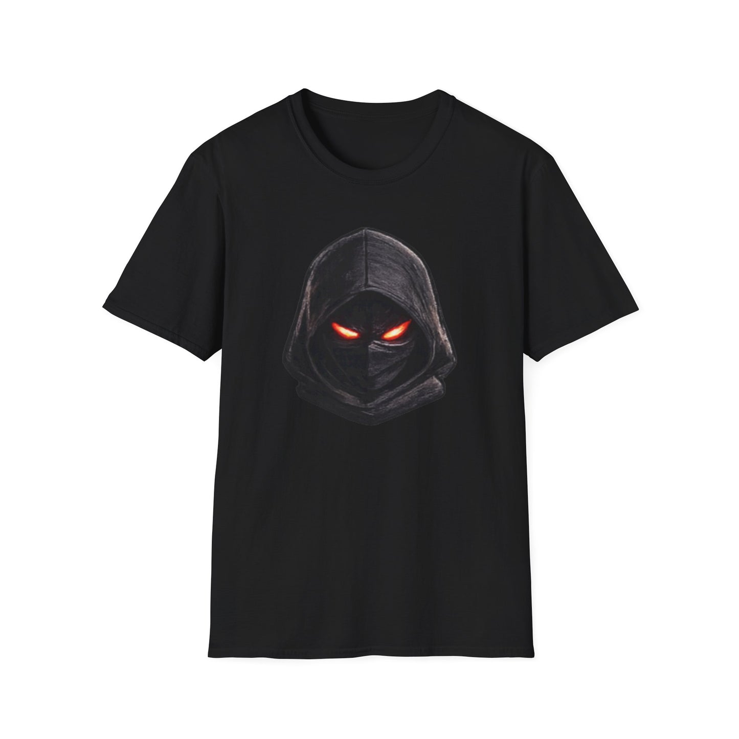 HOODED NINJA HEAD - Unisex Soft Style T-shirt