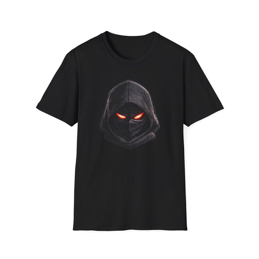 HOODED NINJA HEAD - Unisex Soft Style T-shirt