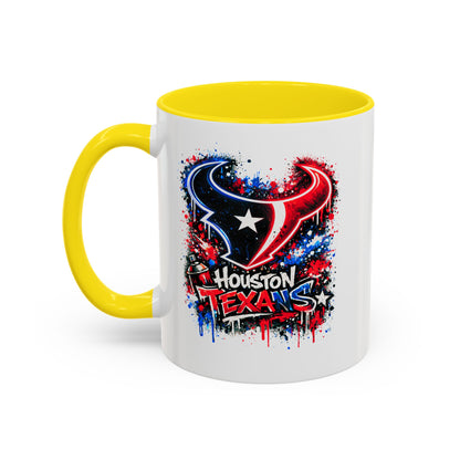 HOUSTON TEXANS - GRAFFITTI ART -Accent Coffee Mug (11, 15oz)