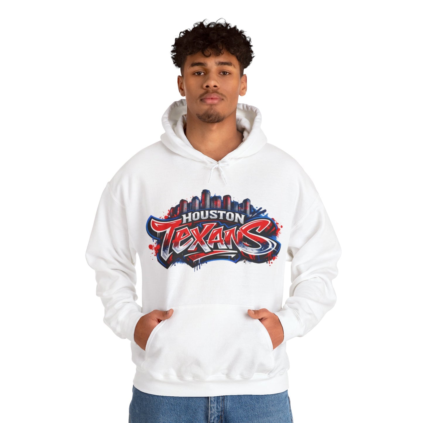 Houston Texans Graffiti Art Unisex Hoodie | H-Town Streetwear Pull-Over