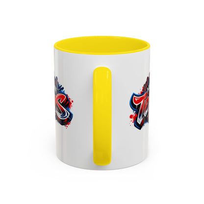 HOUSTON TEXANS GRAFFITI W/SKYLINE - Accent Coffee Mug (11, 15oz)