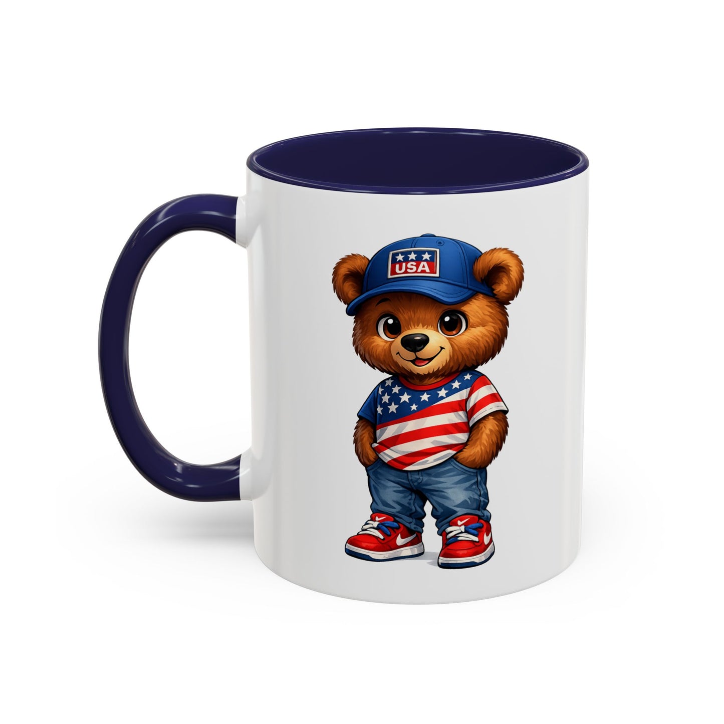 BERRY - REPPIN THE USA - Accent Coffee Mug (11, 15oz)