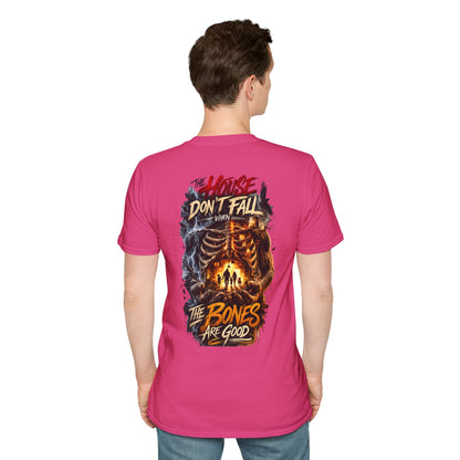 HOUSE DON'T FALL - (Front/Back Print) Unisex Soft Style T-Shirt
