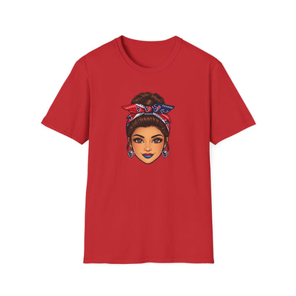 TEXANS FAN GIRL-FACE - Unisex Soft Style T-Shirt