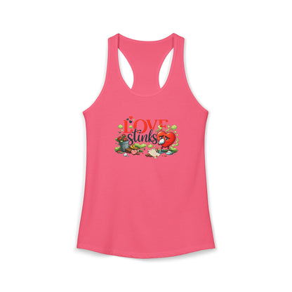 LOVE STINKS – Women's Ideal Racerback Tank