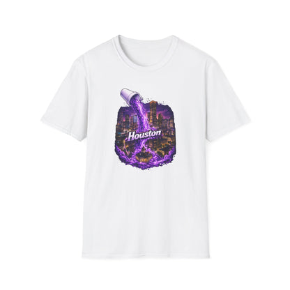 PURPLE HOUSTON - Unisex Soft Style T-Shirt