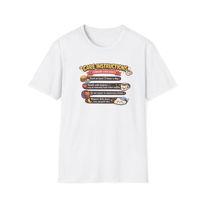 CARE INSTRUCTIONS - Unisex Soft Style T-Shirt