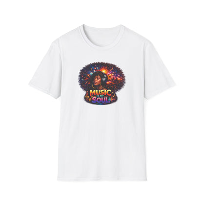 MUSIC IS MY SOUL - Unisex Softstyle T-Shirt