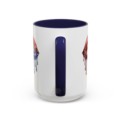 METALIC LIPS - Accent Coffee Mug (11, 15oz)