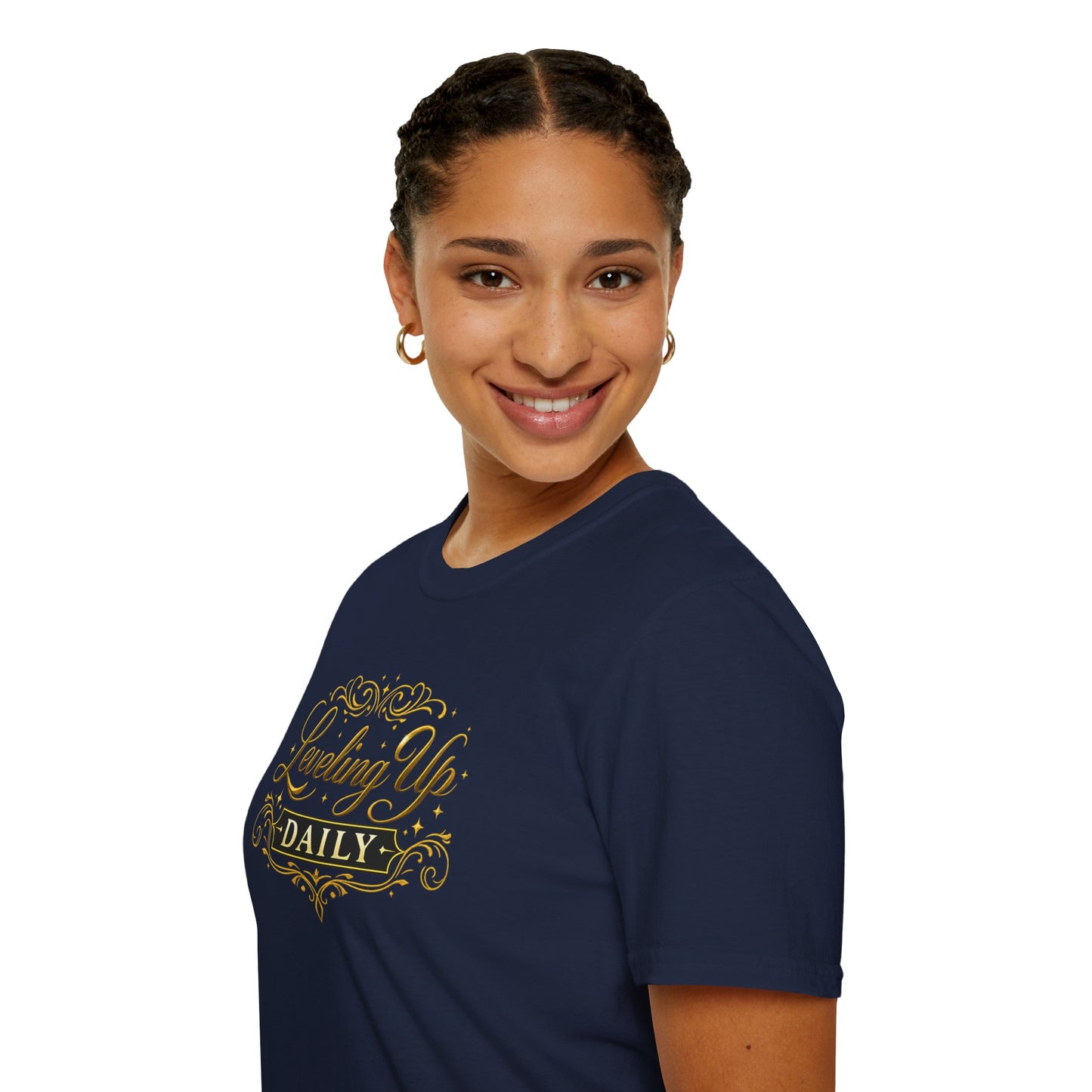 Leveling Up Daily — Unisex Soft Style T-Shirt