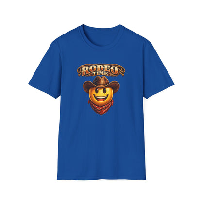 RODEO TIME EMOJI - GUY - Unisex Soft Style T-Shirt