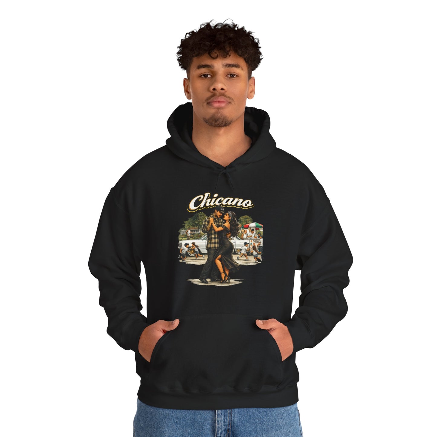 Chicano Dance Hoodie | Latino Heritage Streetwear Pull-Over