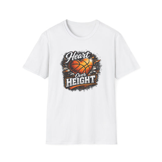 HEART OVER HEIGHT - Unisex Soft Style T-Shirt