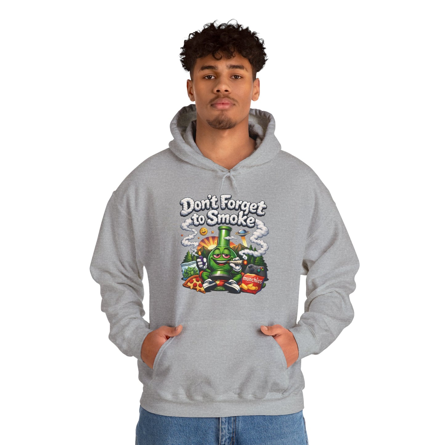 Don't Forget to Smoke Hoodie | Funny 420 Pull-Over