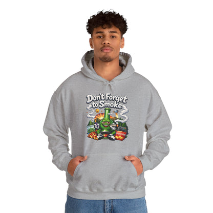 Don't Forget to Smoke Hoodie | Funny 420 Pull-Over